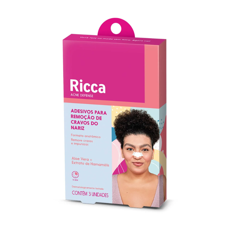 ADESIVO RICCA REMOVEDOR DE CRAVOS NARIZ 3UN