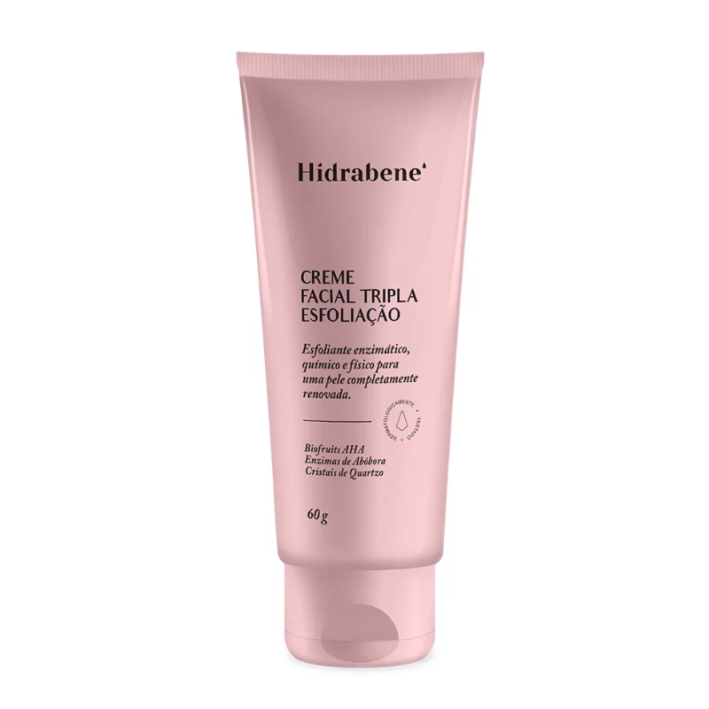 CREME FACIAL HIDRABENE TRIPLA ESFOLIAÇÃO 60G