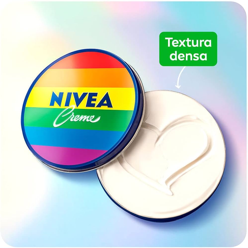 CREME HIDRATANTE NIVEA EM LATA ARCO-ÍRIS PRIDE 56G