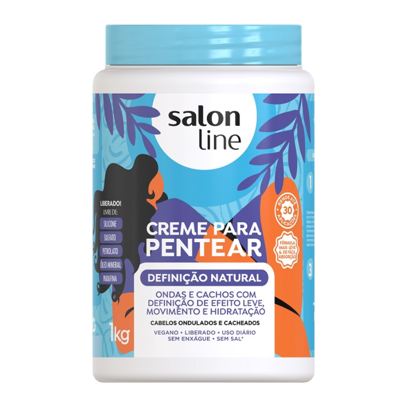 CREME DE PENTEAR SALON LINE DEFINIÇÃO NATURAL 1KG